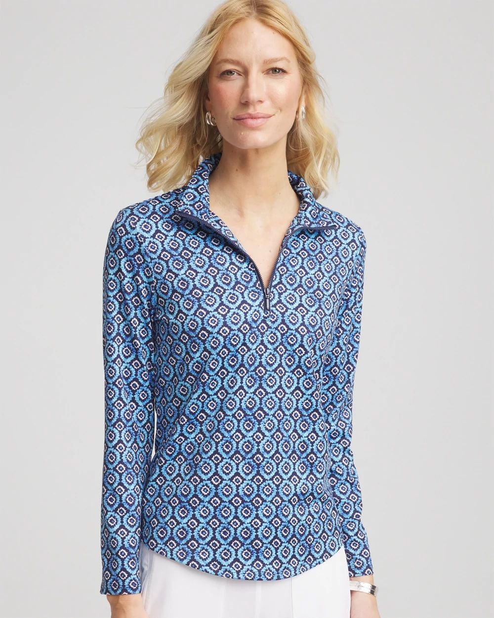 Zenergy® Geo UPF Half-Zip Pullover | Chico's